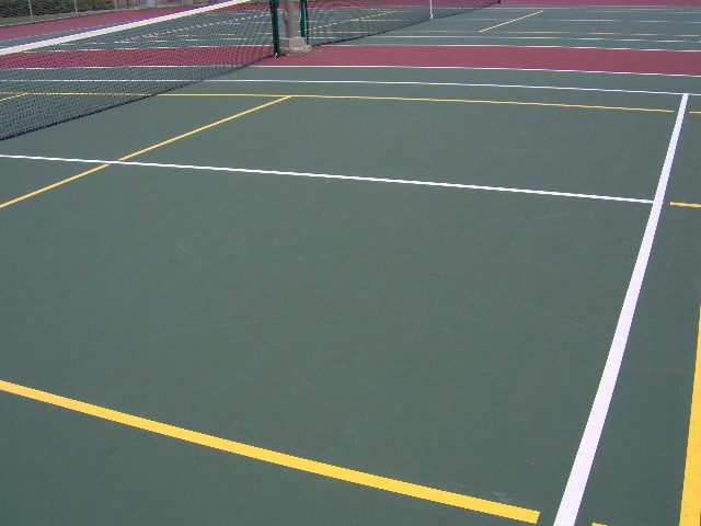 pickleball court colors
