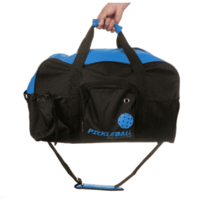 The Pickleball Fanatic Pickleball duffel bag is a great affordable bag to carry all your gear